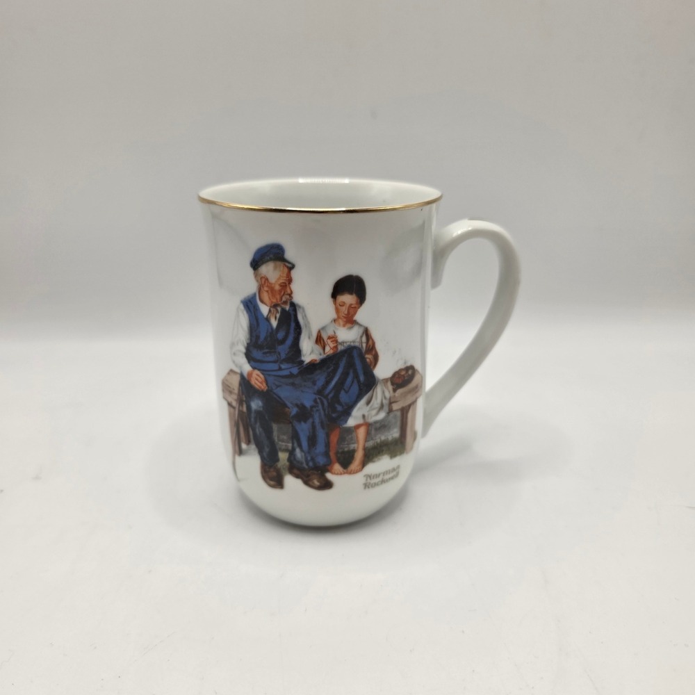Norman Rockwell Museum Mug White‎ The Lighthouse Keepers Daughter 1982 Americana